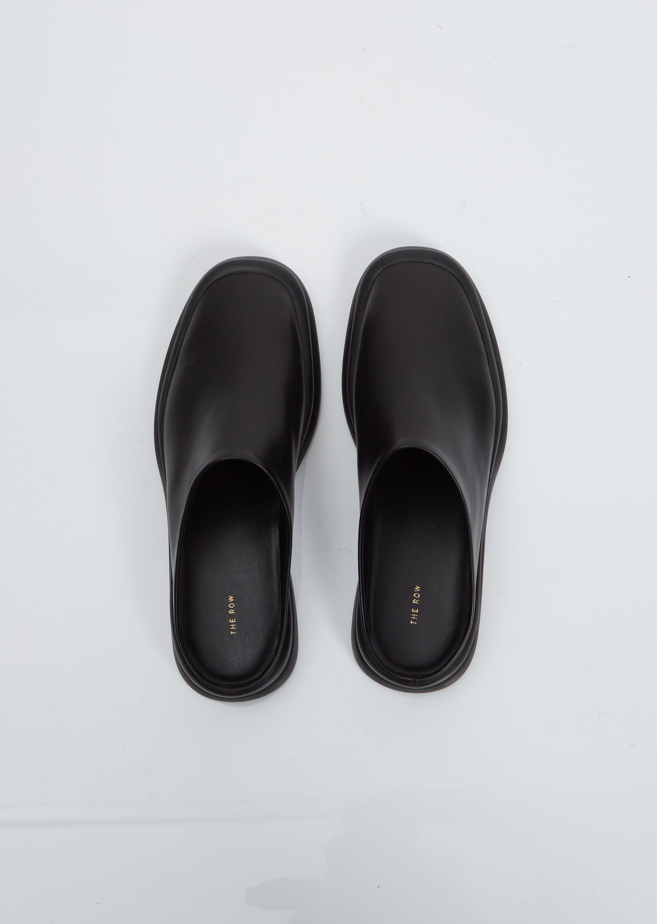 低価格の ほぼ未使用 THE ROW Town Clog BLK 36 23cm サンダル