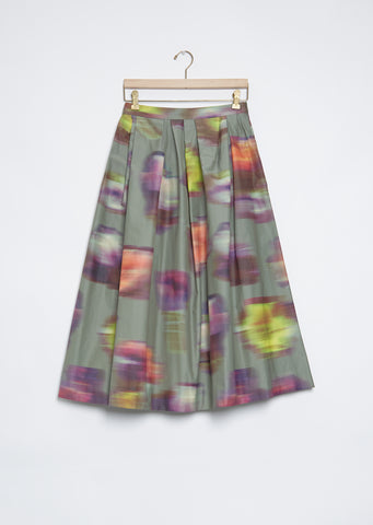 Soni Blurred Floral Skirt