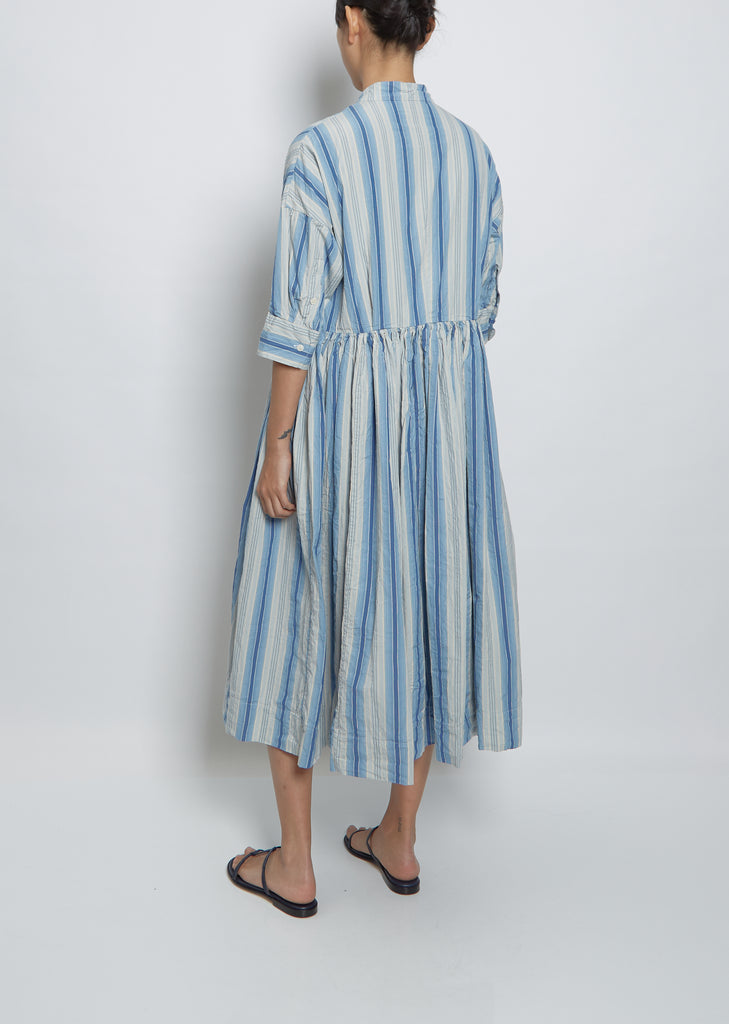 Stephanie Dress — Blue Stripe