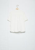 Wrinkle Button Up Blouse — Ivory