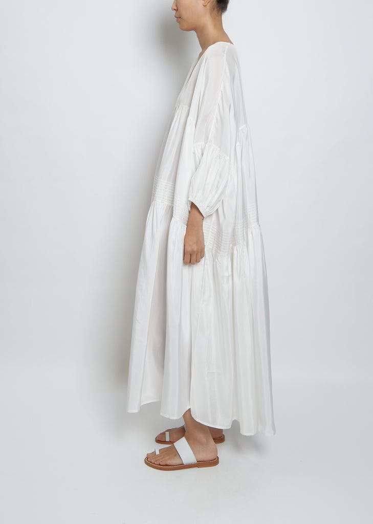 Airi Mxi Dress — Soft White