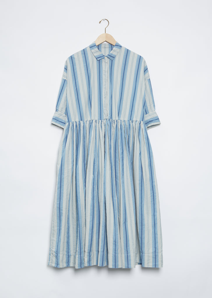 Stephanie Dress — Blue Stripe