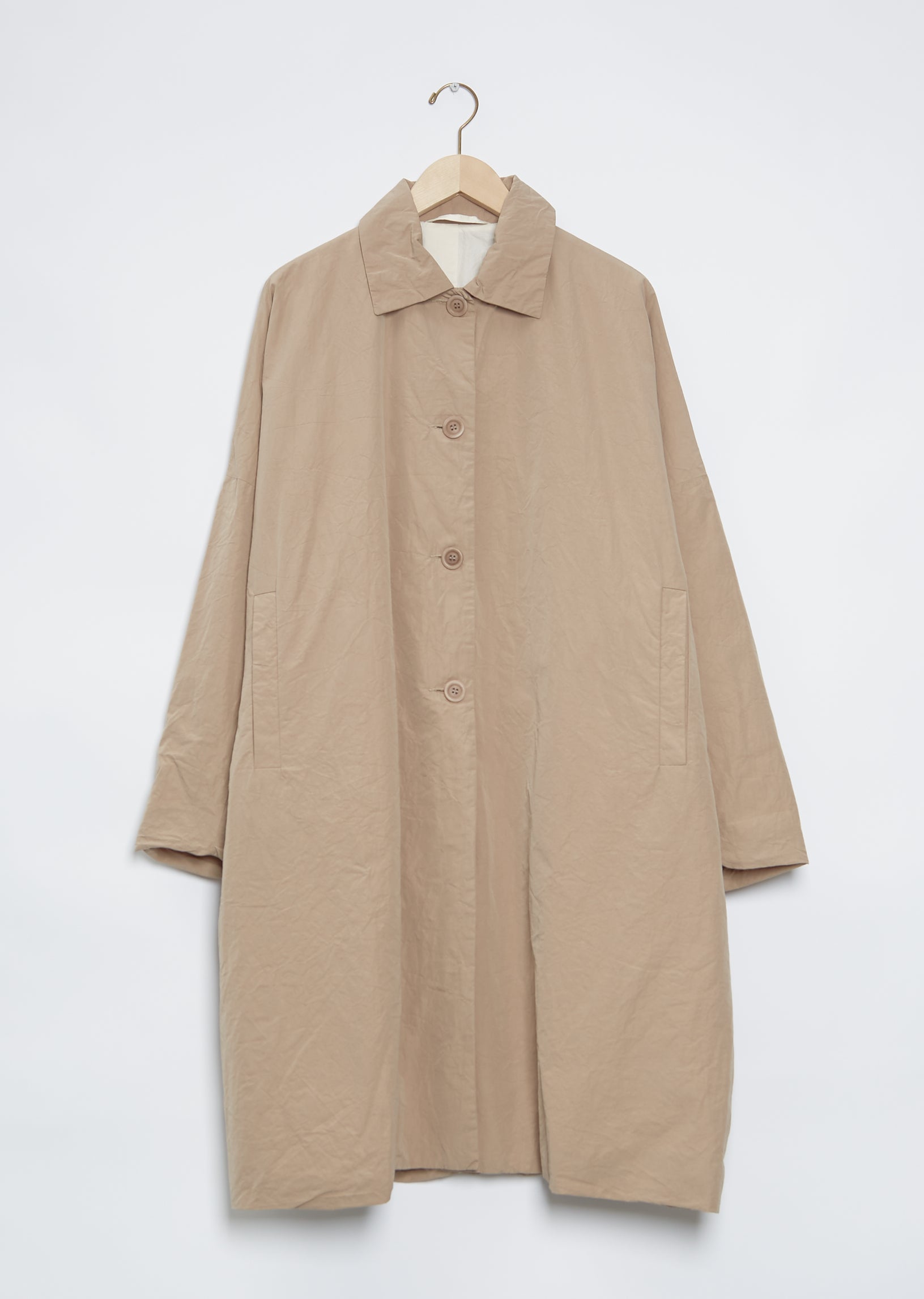 フランス製★CASEY CASEY　リネンコットン　ショップコート　ロング　M Carlyle Cotton Trench Coat – La Garçonne