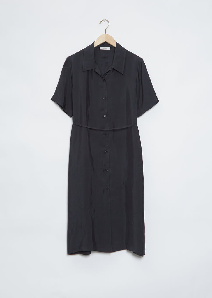 Cupra Shirt Dress — Dark Navy