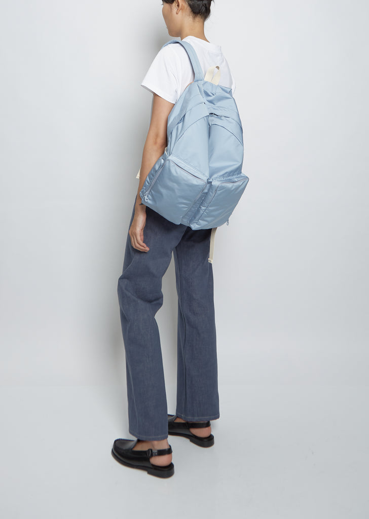 Grosgrain/N/C Cloth Backpack — Sax Blue
