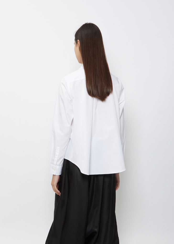 Double Bow Shirt — White