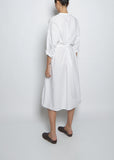 Robe Tunique Mao Zani — Optic White