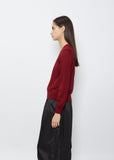 Round Neck Pullover — Rouge