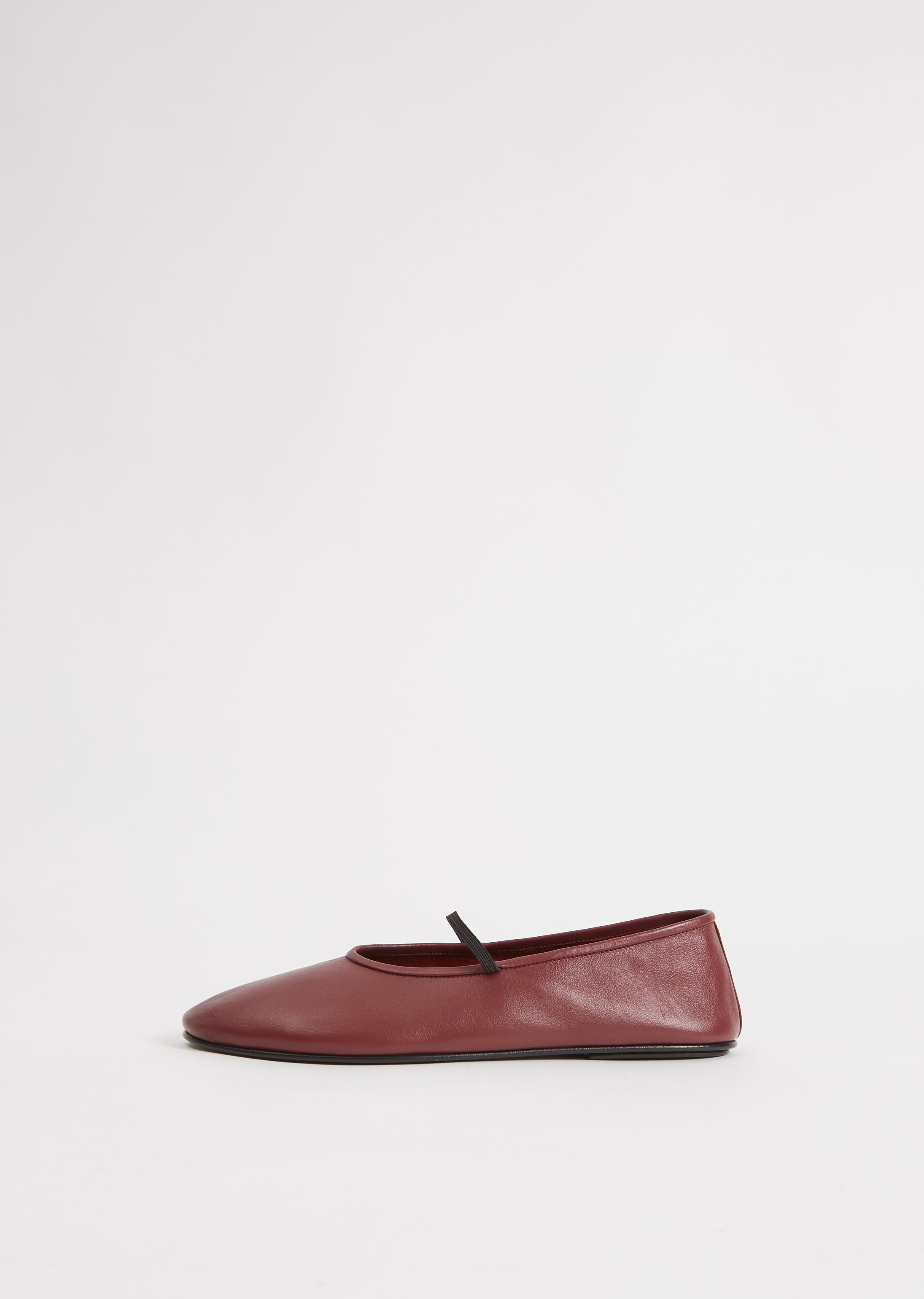 Elastic Ballet Flat — Garnet – La Garçonne