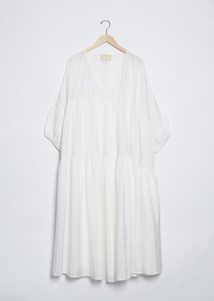 Airi Mxi Dress — Soft White