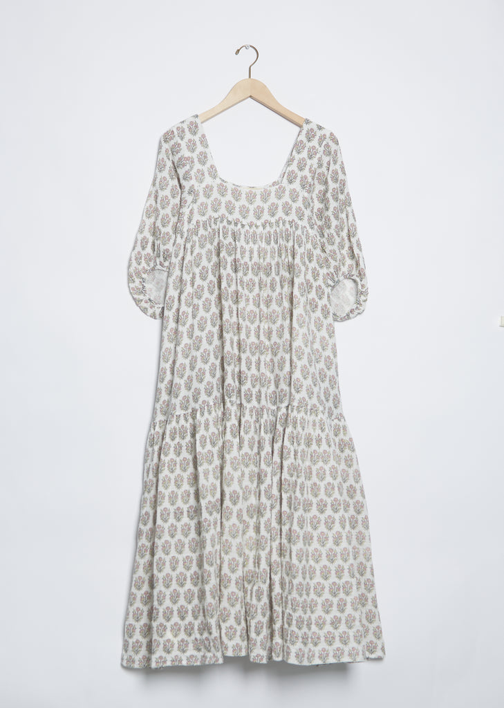 Blockprint Jamila Tiered Maxi Dress
