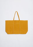 Washed Canvas 6-Pocket Tote L — Yellow