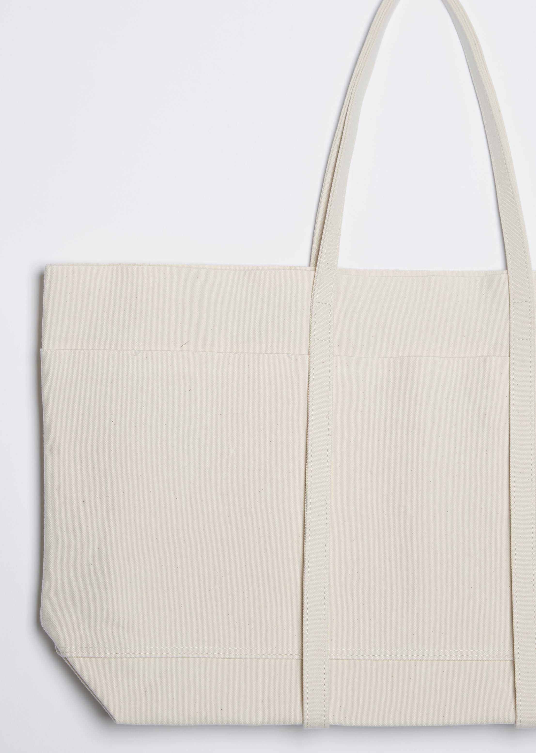 Chanel Chanel Coco Window Grey & White Canvas Tote Bag