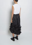 Ruffle Midi Skirt