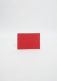Washed Canvas Pouch M — Red