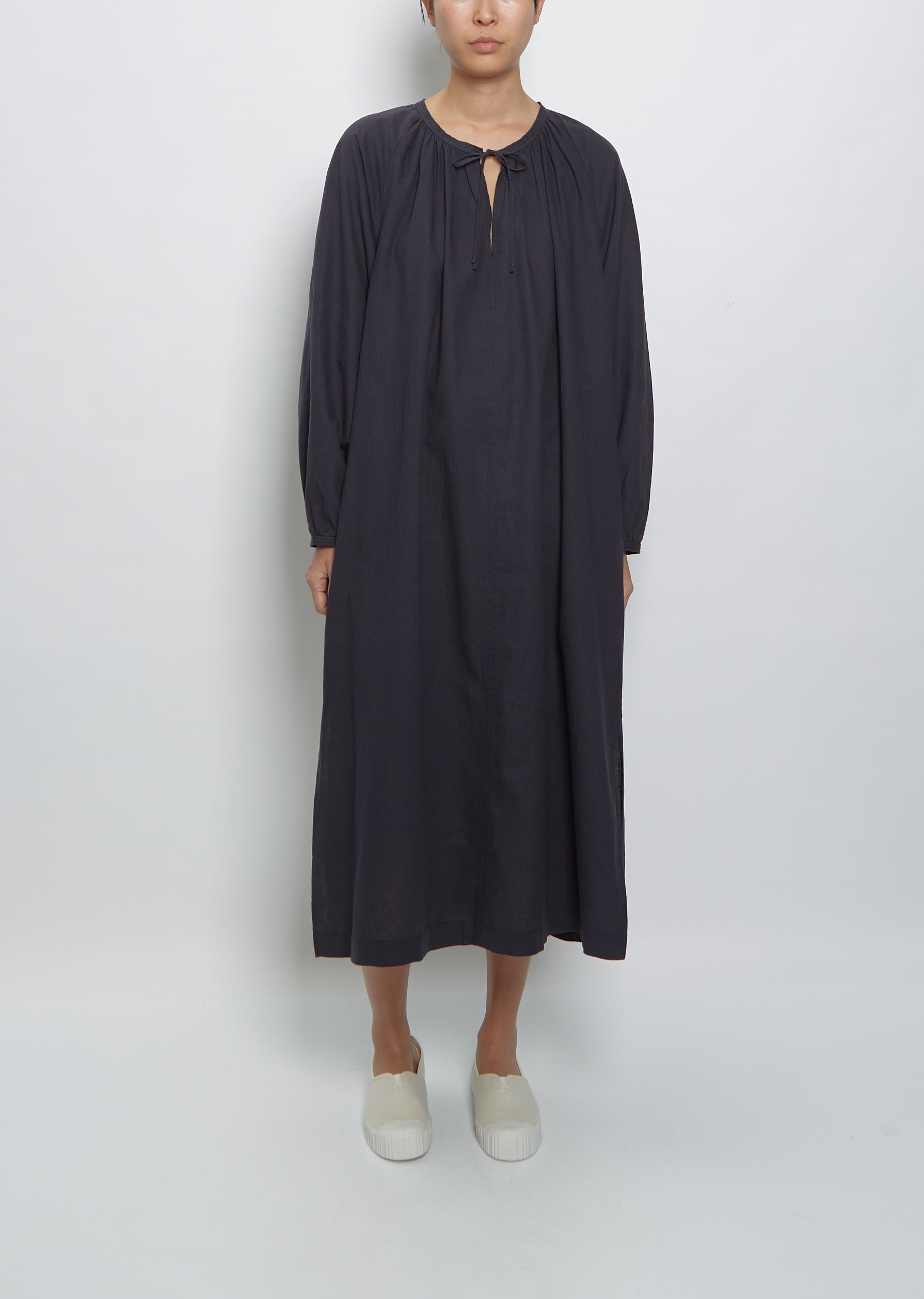 Peasant Dress Midnight La Garonne Peasant Dress Midnight La Garonne