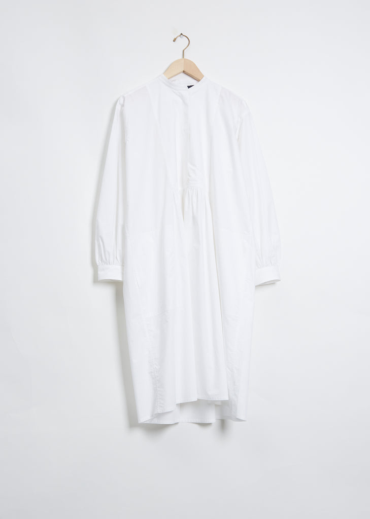 Decatina Puff Sleeve Dress — White