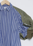 Nylon Twill Mix Shirt