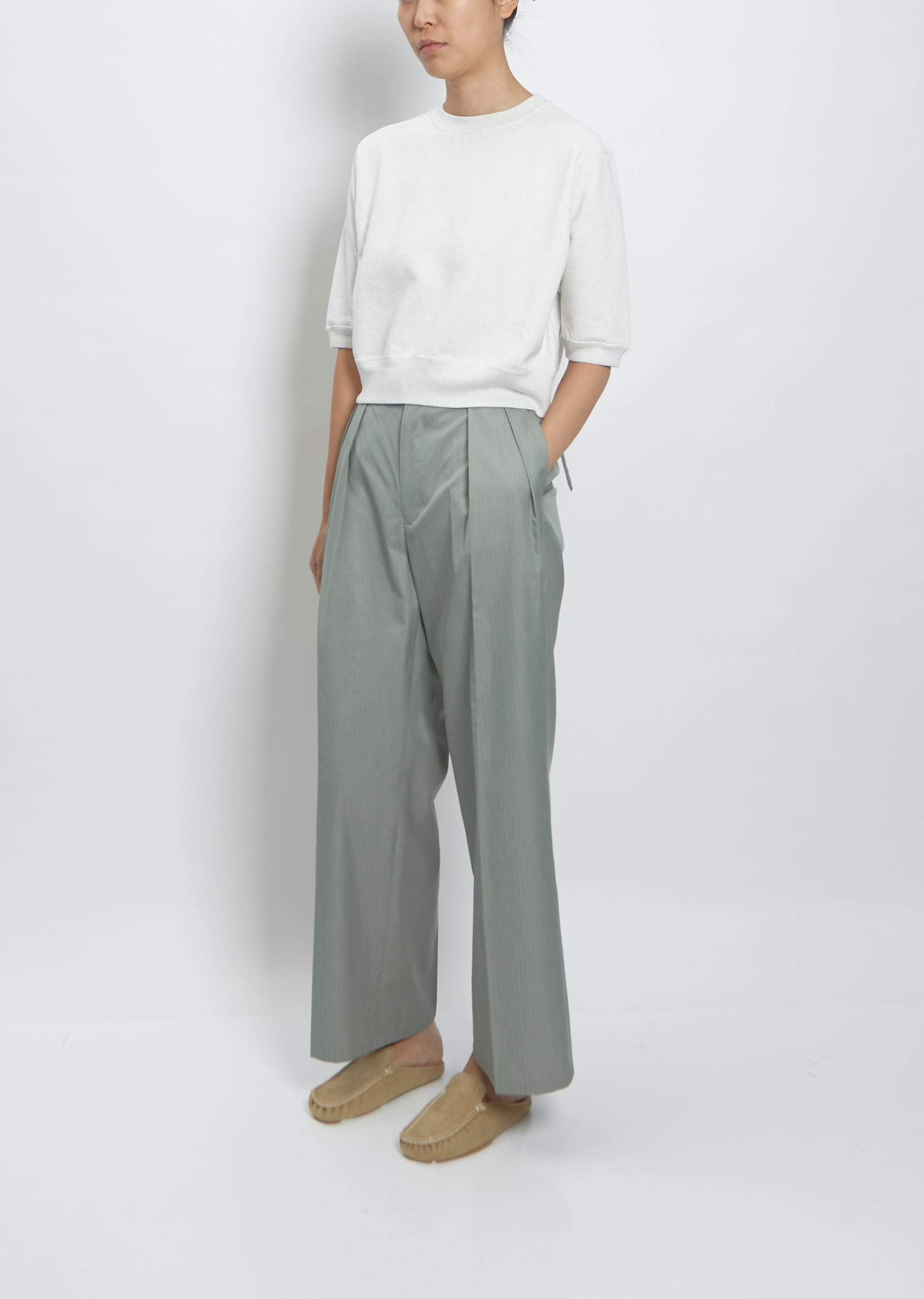 大特価！ AURALEE WASHED FINX HERRINGBONE SLACKS 4 | www.qeyadah.com