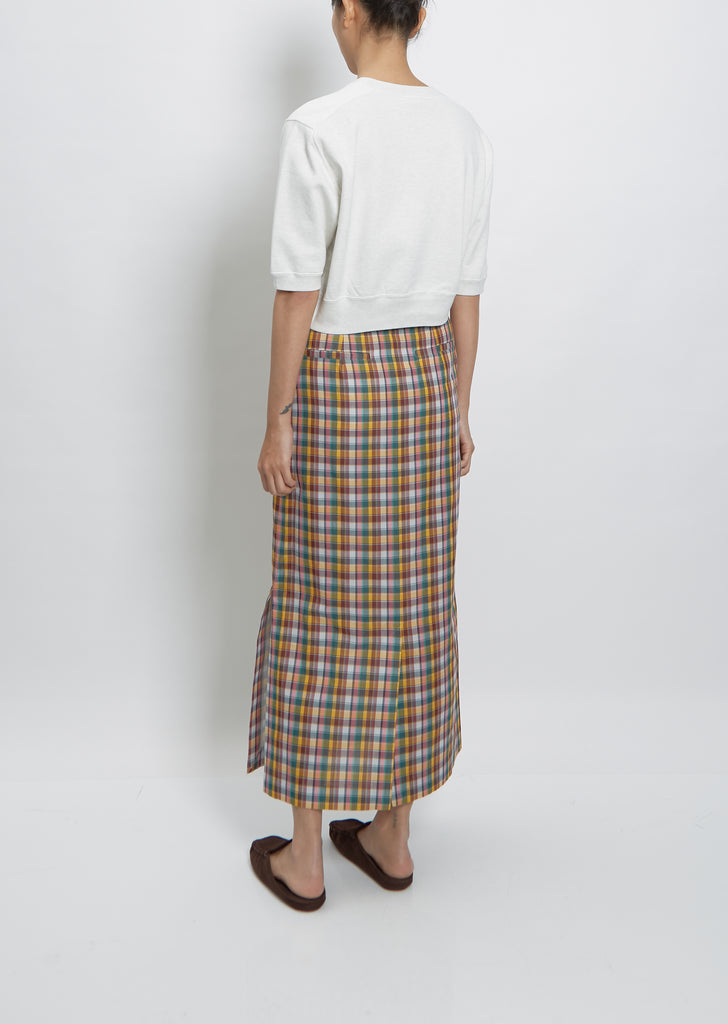 Giza Light Weight Double-Cloth Skirt