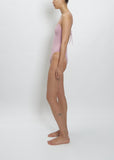 Ventiquattro V-neck One Piece — Rose