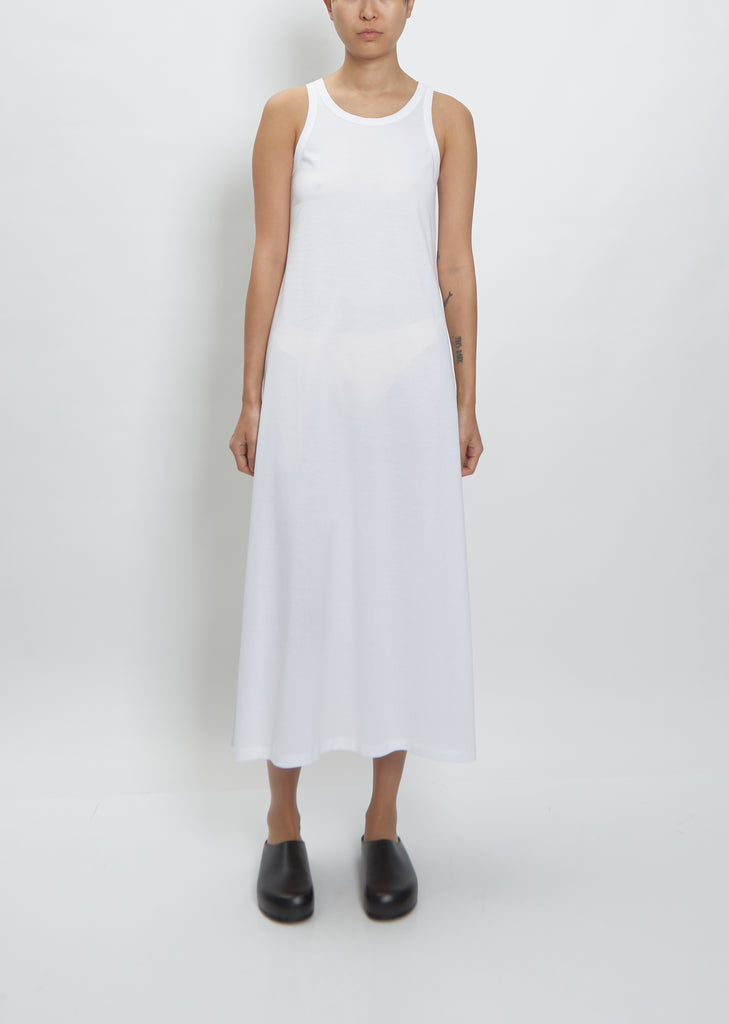 Flint Jersey Vest Dress — Off-White