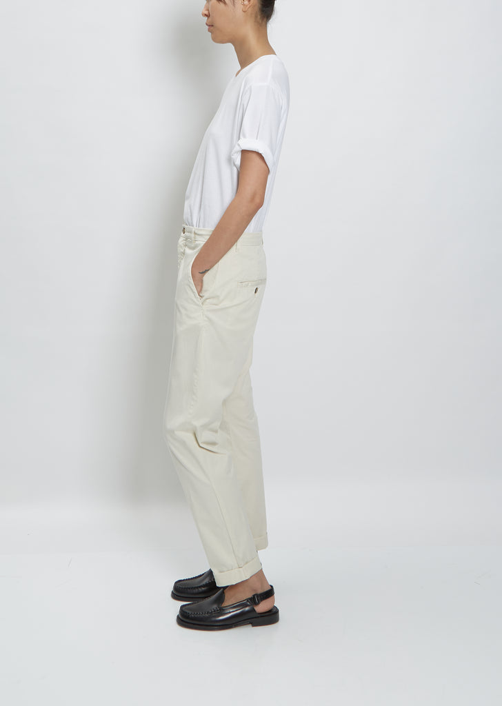 News Edit Trousers — Ivory