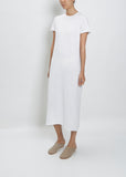 S/S Crewneck Dress — White