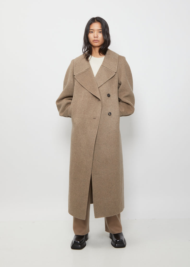 Cocoon Sleeve Long Coat