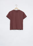 Marine Cotton T-Shirt — Oxblood
