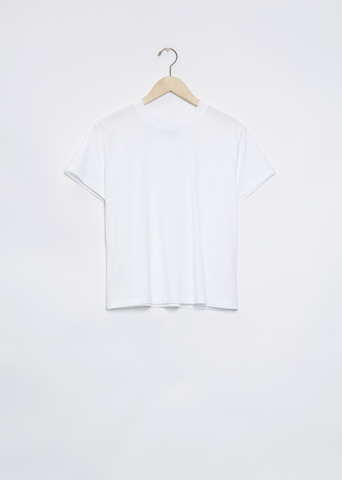 Marine Cotton T-Shirt — Off-White