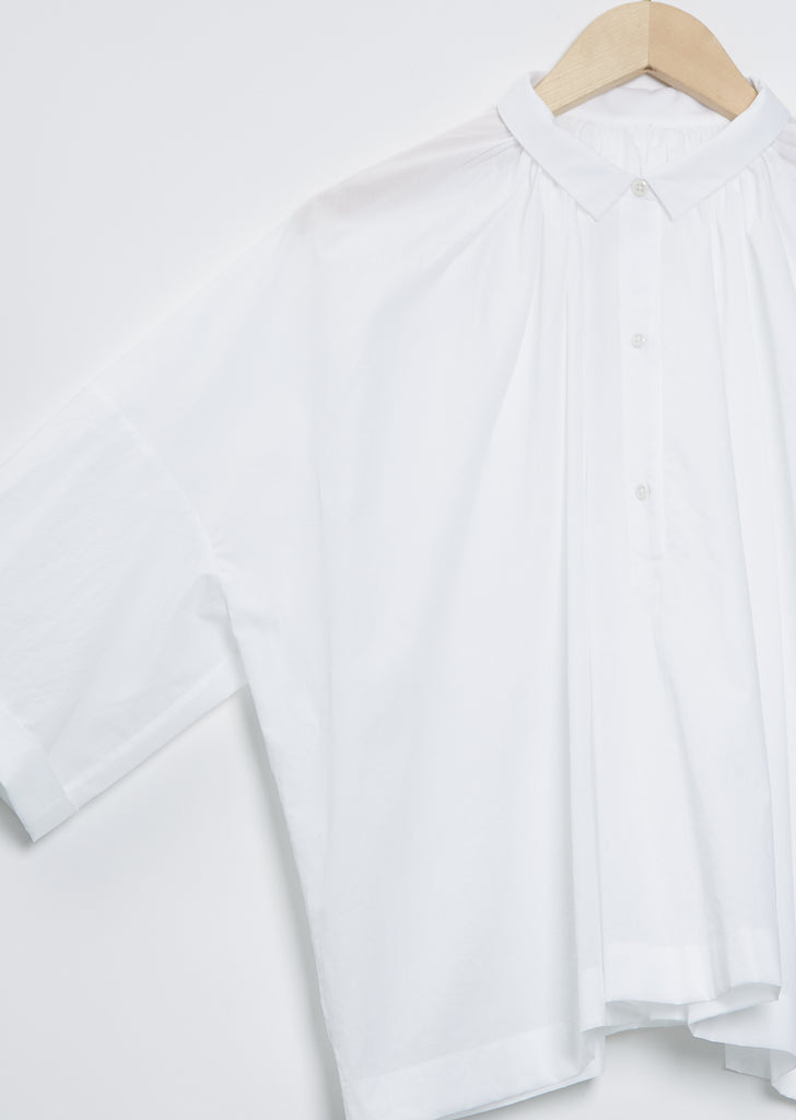 Brigitte Fine Cotton Shirt — White