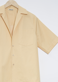 Washed Finx Herringbone Shirt — Yellow Chambray