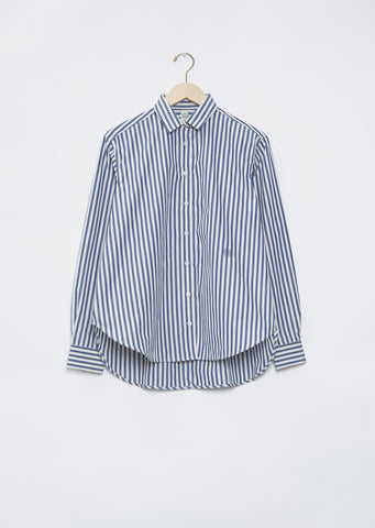 Signature Cotton Shirt — Riviera Stripe