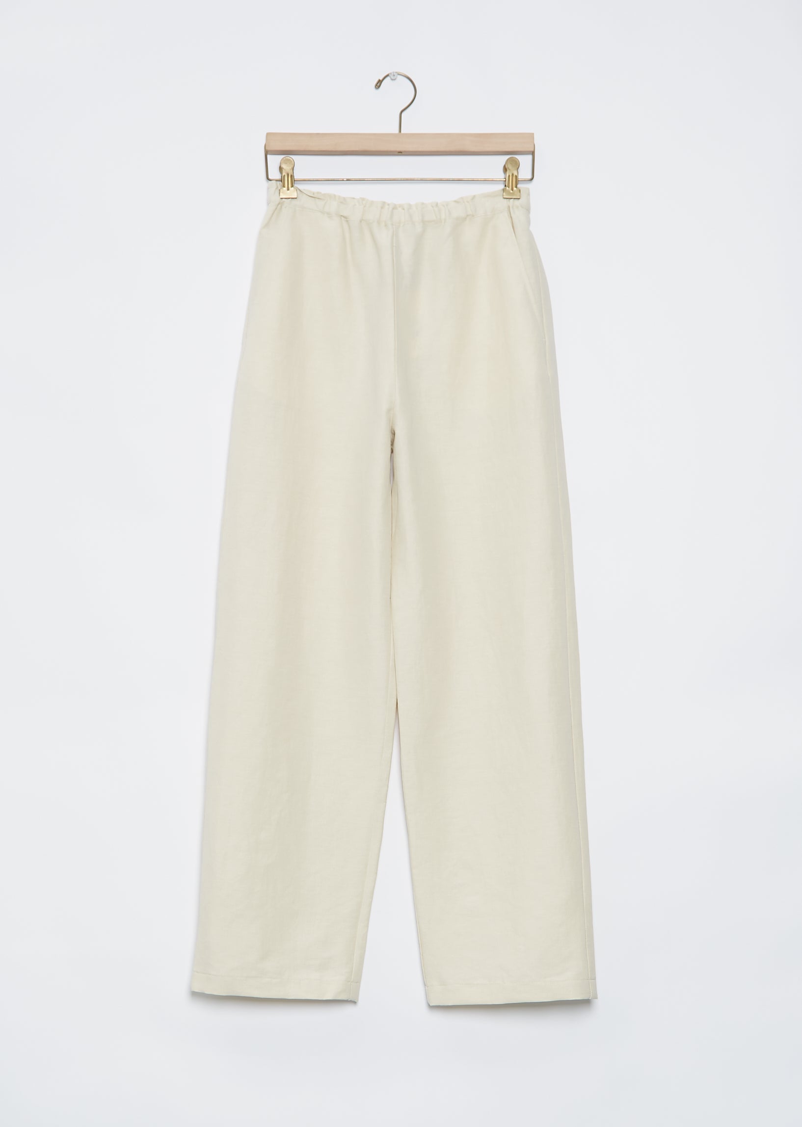Stretch Linen Slacks — Cava – La Garçonne