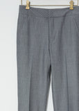 Jet Trousers — Grey Pinstripe