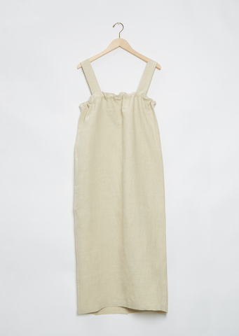 Linen Knot Strap Dress