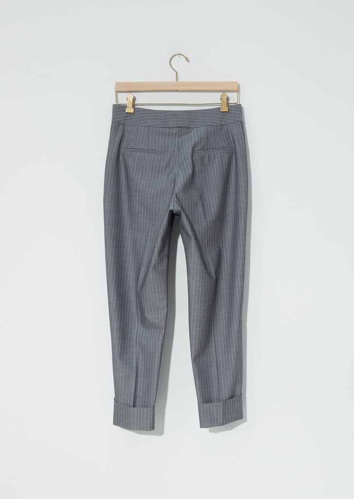 Jet Trousers — Grey Pinstripe