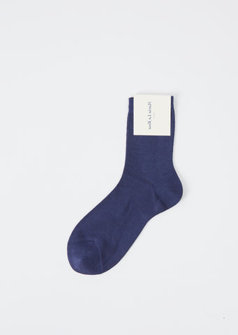 One Ankle Socks — Navy