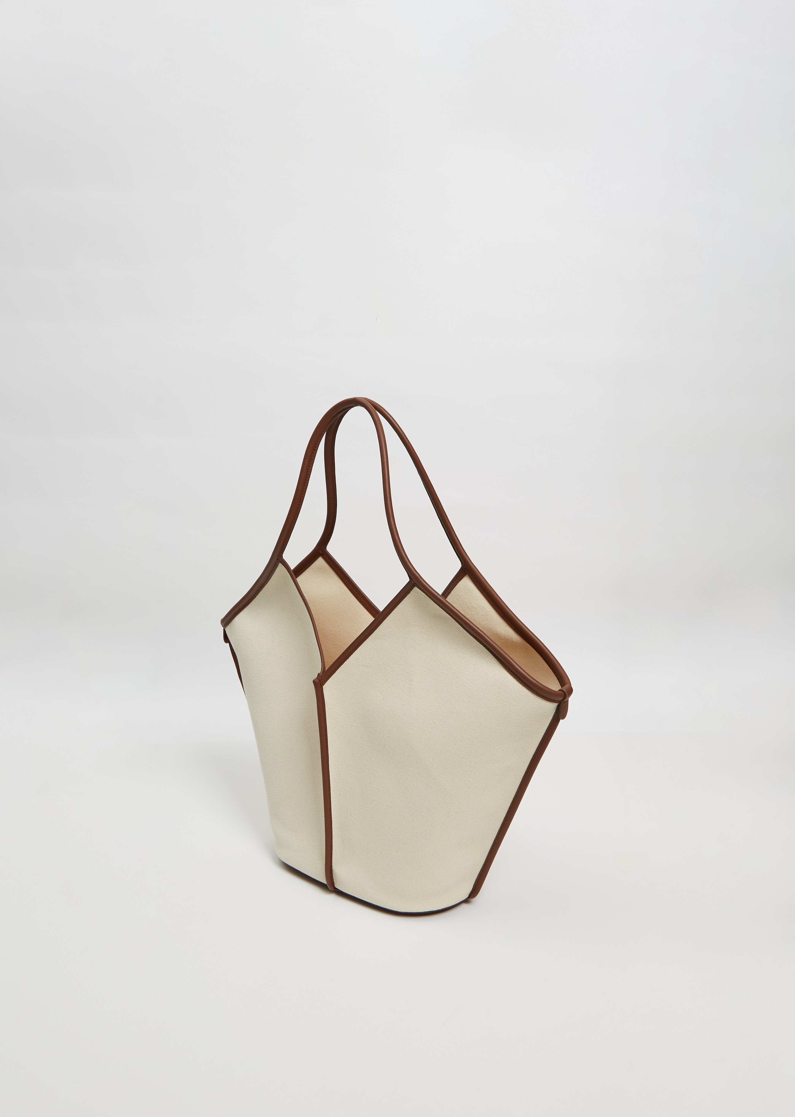 Hereu Calella Leather Trimmed Cotton-canvas Tote Bag in Natural