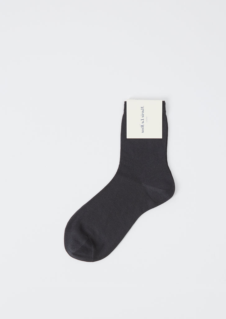 One Ankle Socks — Charcoal