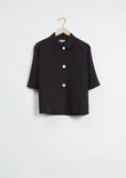 Bound Button Shirt — Black