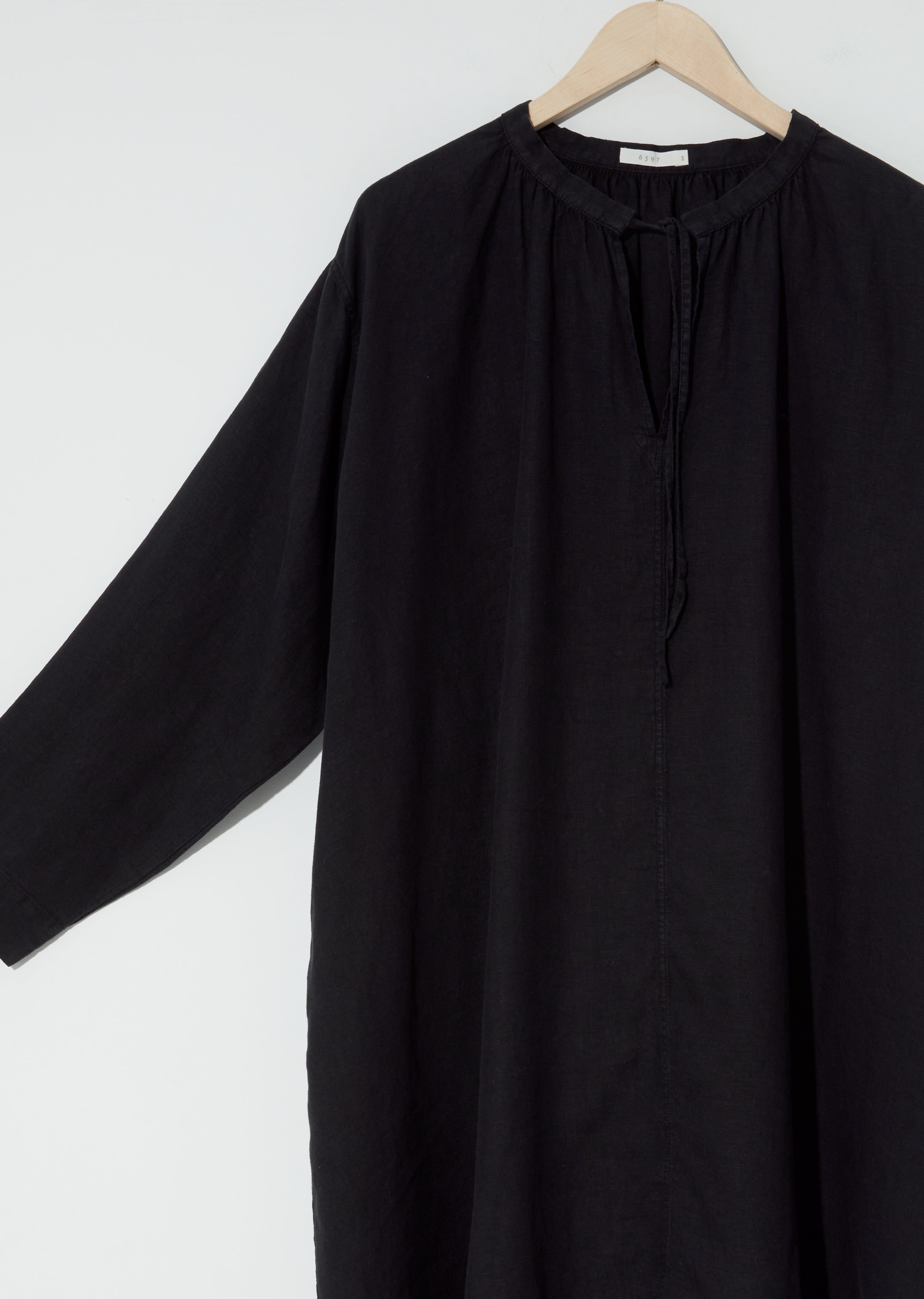 Linen Peasant Dress La Garonne Linen Peasant Dress La Garonne