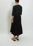 Elastic Waist Skirt — Black