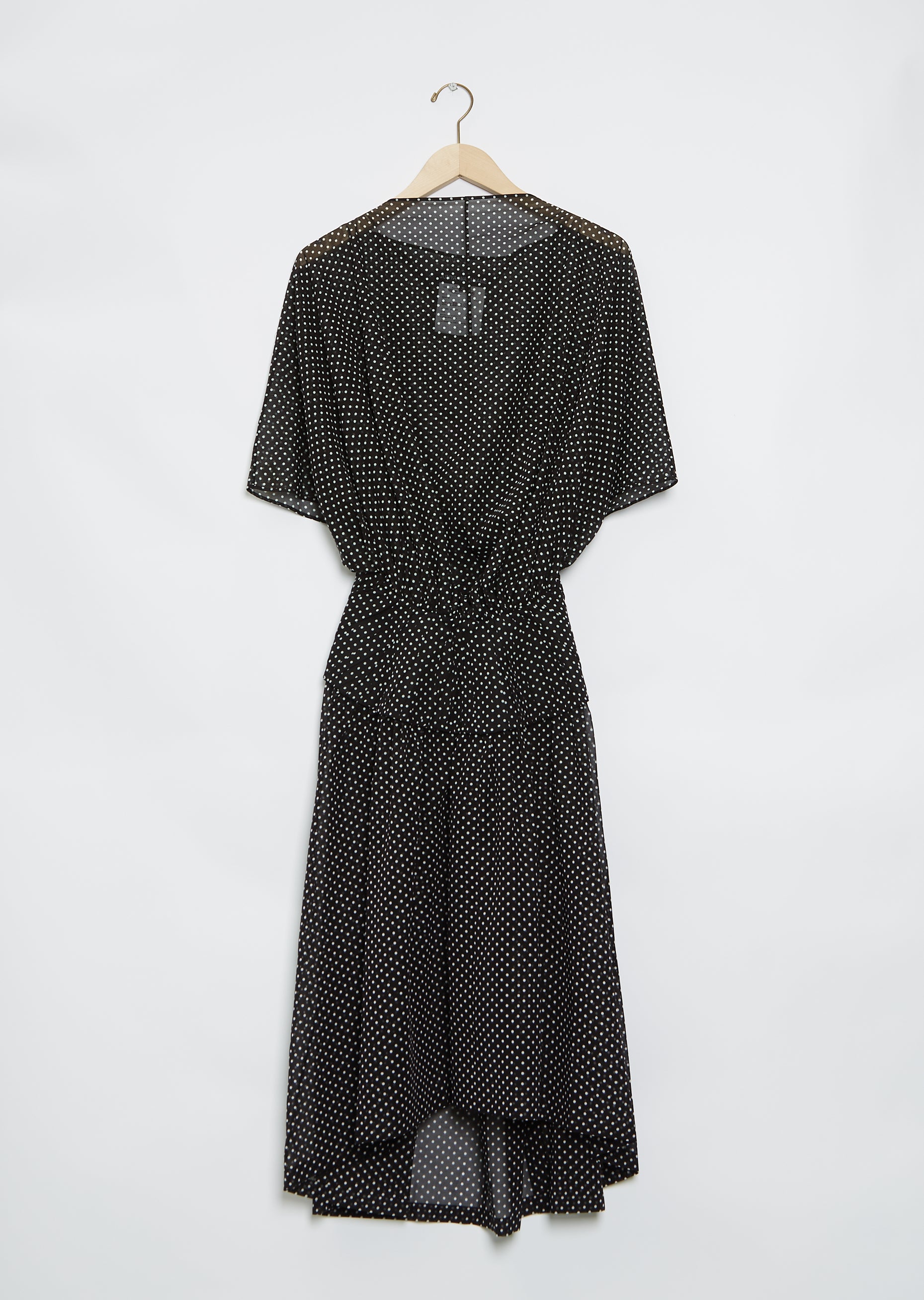 Polka Dot Sheer Dress – La Garçonne