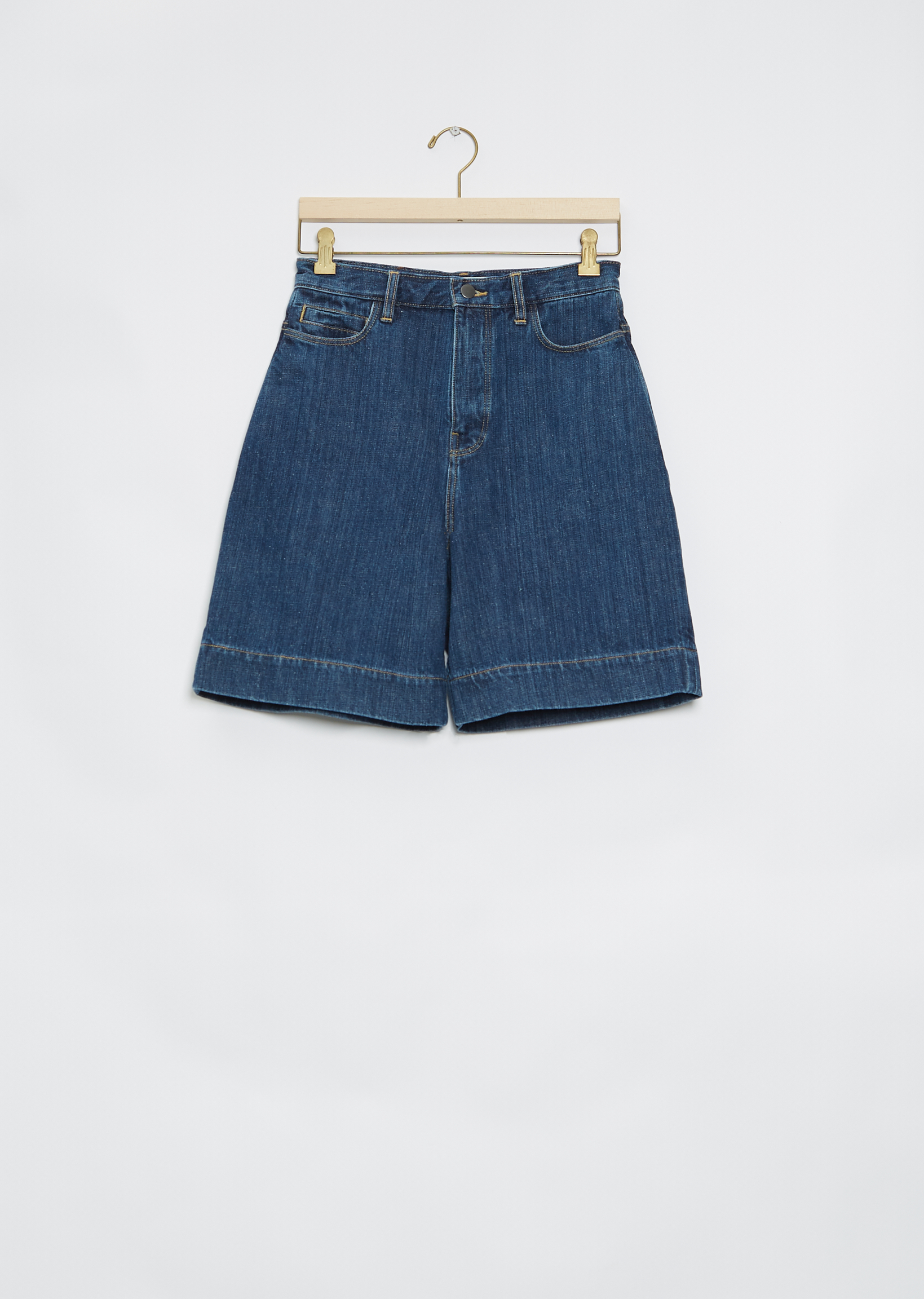 ショートパンツ STUDIO NICHOLSON WIDE LEG SHORTS (LUNA SNW 1544 INDIGO) Luna Short in Indigo– Studio Nicholson