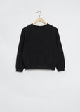 Studio Cotton Sweatshirt — Faded Black