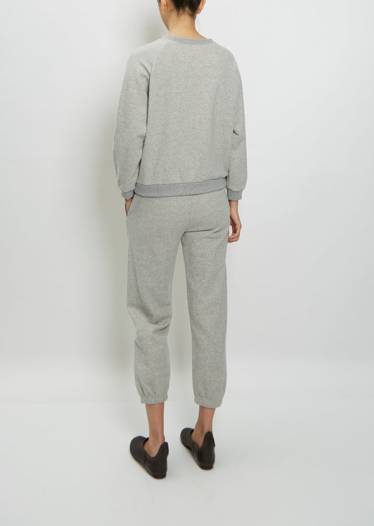 Studio Cotton Sweatshirt — Grey Marl