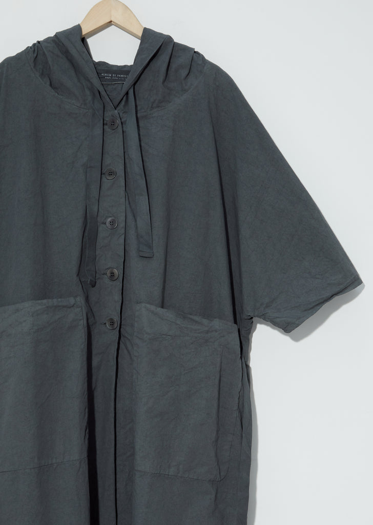 Hooded Coat — Olive