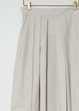 Stella Cotton Twill Pleated Skirt